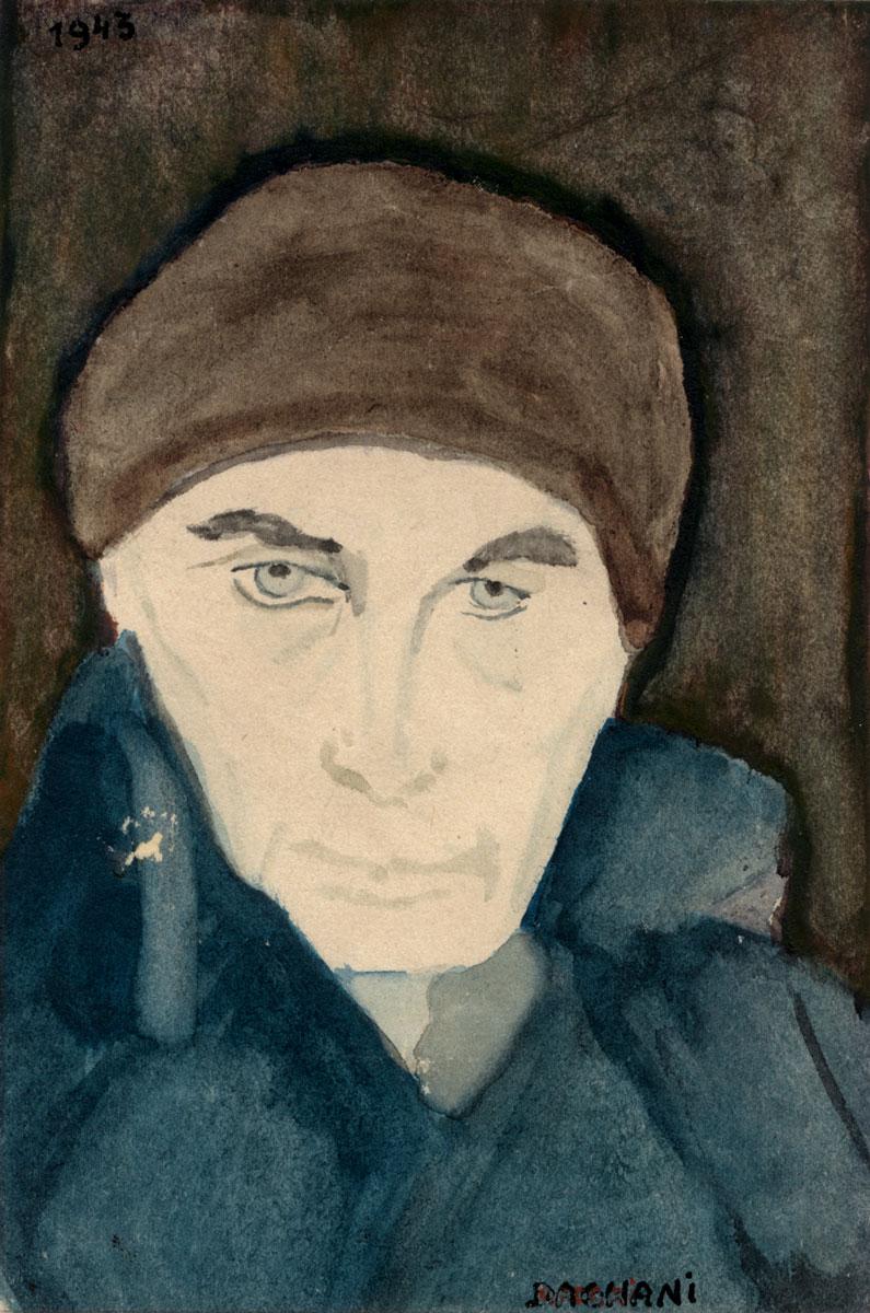 Arnold Daghani (1909-1985), Mussia Korn, Mikhailowka Camp, 1943