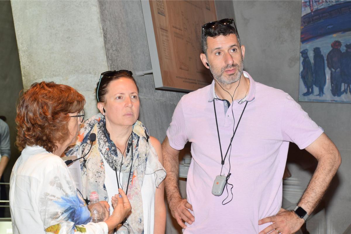 Simon and Amy Feiglin visited the Children’s Memorial, Holocaust History Museum and the “Flashes of Memory” photography exhibition on 11 August.