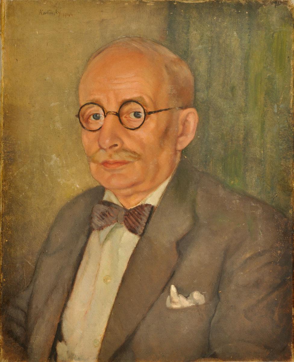 Jiří Valdštýn-Karlínský (1894-1971), Dr. Desider Friedmann, Theresienstadt Ghetto, 1944