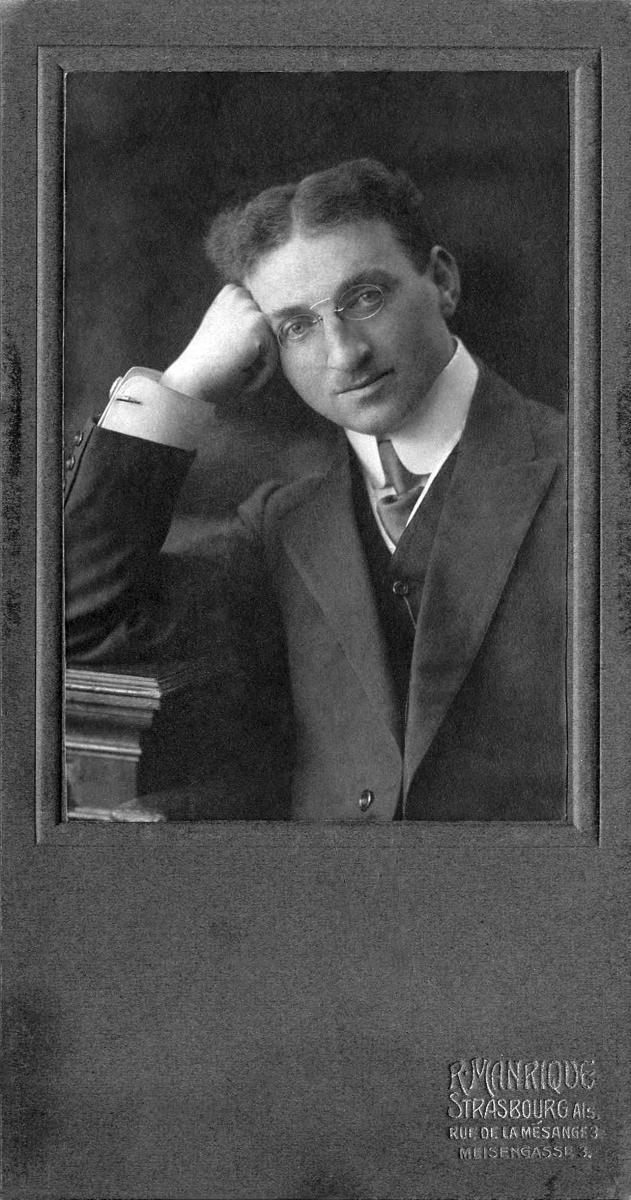Lucien Dreyfus, Estrasburgo, antes de la guerra