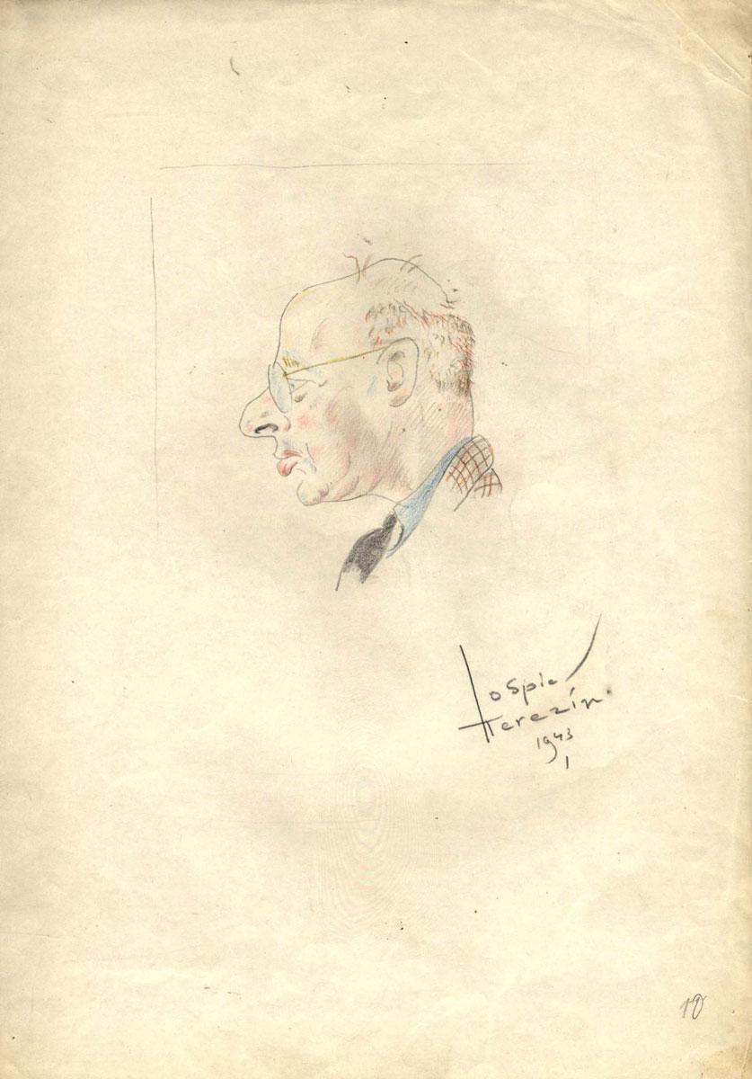 מקס פלאצ'ק (1902-1944), יו (יוסף) שפיר, גטו טרזיינשטט, 1943