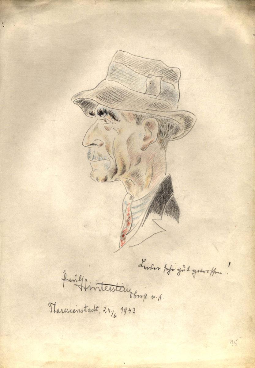 Max Plaček (1902-1944), Paul Winterstein, Theresienstadt Ghetto, 1943