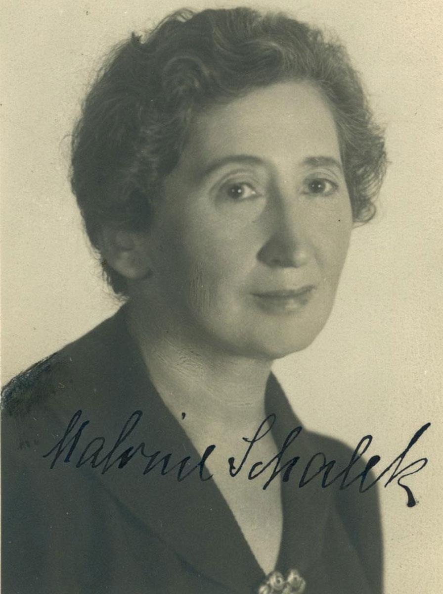 מלווה שאלק (מלווינה שאלקובה), (1882, פראג – 1944, אושוויץ־בירקנאו), פראג, 1938