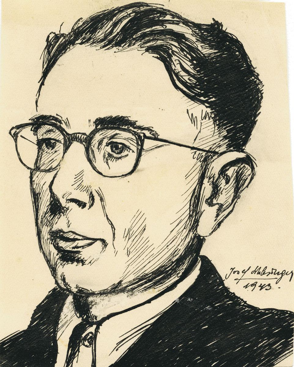 יוסף שלזינגר (1919-1993), מיכאל קופלמן, גטו קובנה, 1943