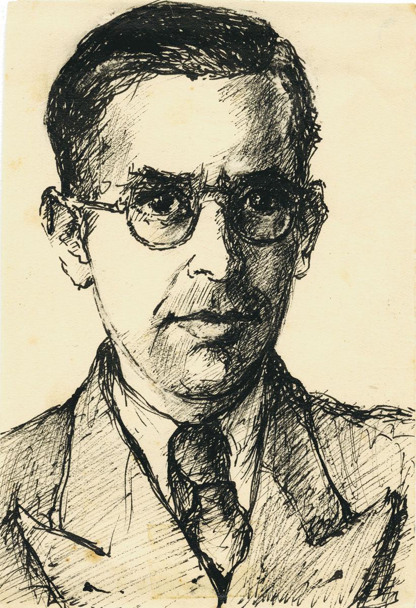Josef Schlesinger (1919-1993), Peter (Fritz) Gadiel, Kovno Ghetto, 1943