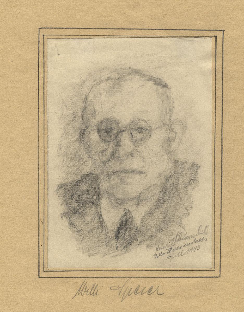 היינריך שוורצשילד (1889-1943),וילי שפייר, גטו טרזיינשטט, 1943