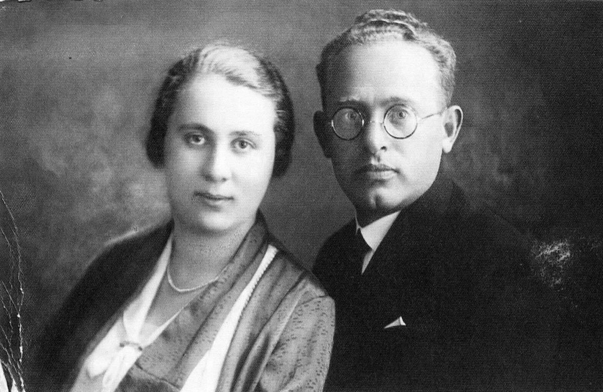 Iro y Lucja Druks, agosto de 1937