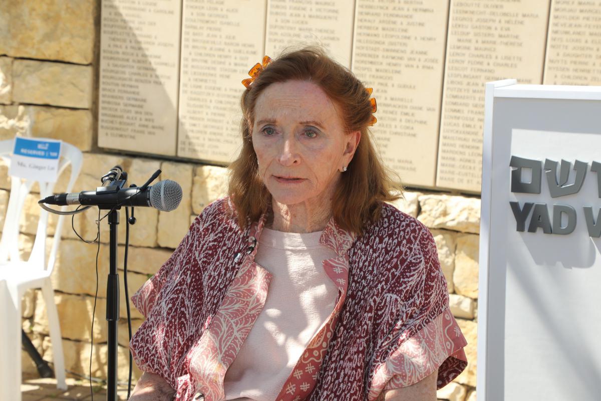 Holocaust survivor Ginger Lane