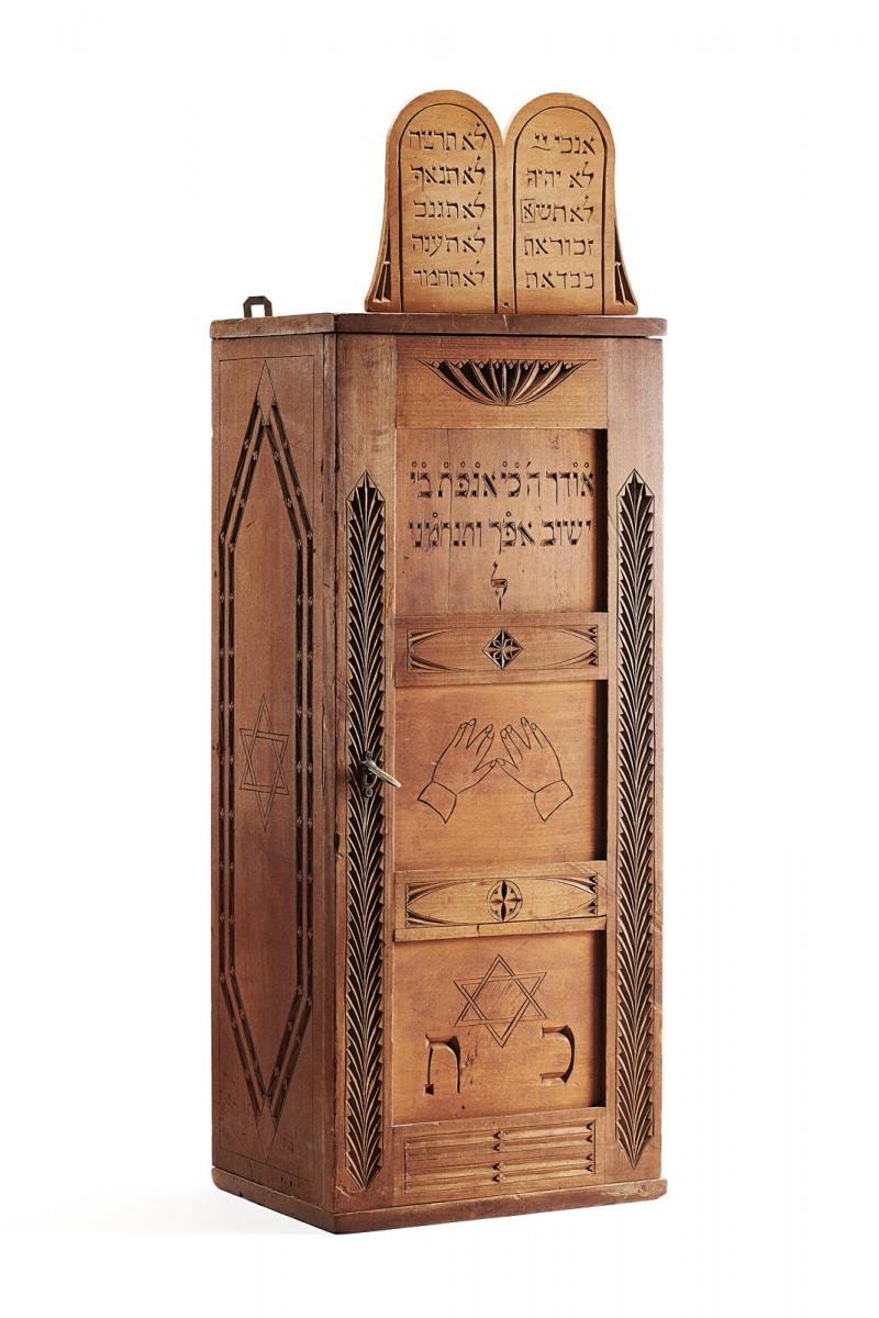 Torah Ark created by Leon Cohen of Hamburg and taken to with him to Theresienstadt