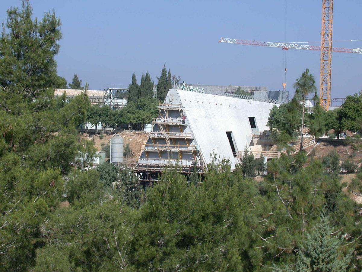 El Museo de la Historia del Holocausto en construcción