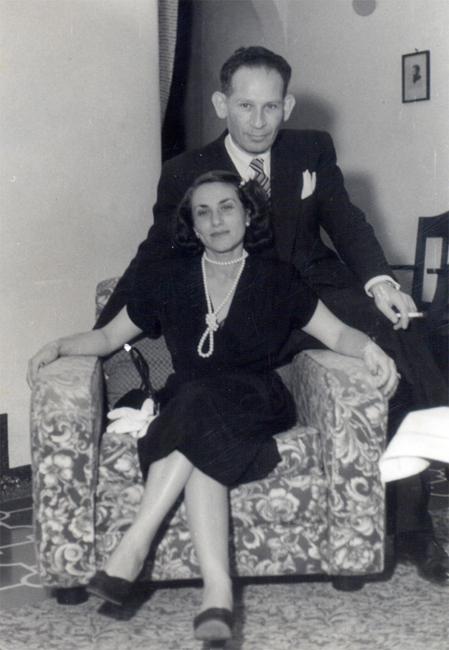 Los esposos, Stefan y Renée Lantos, ya radicados en Guatemala (1953)