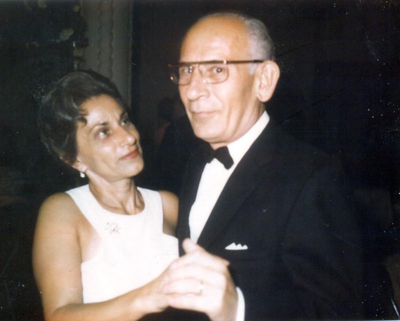 Los esposos Stefan y Renée Lantos, años más tarde, en Guatemala