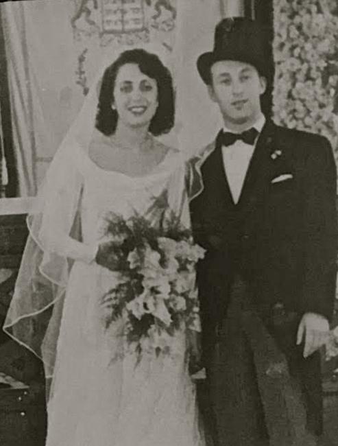Matrimonio León Tenenbaum y Matilde Bassini, en Guatemala