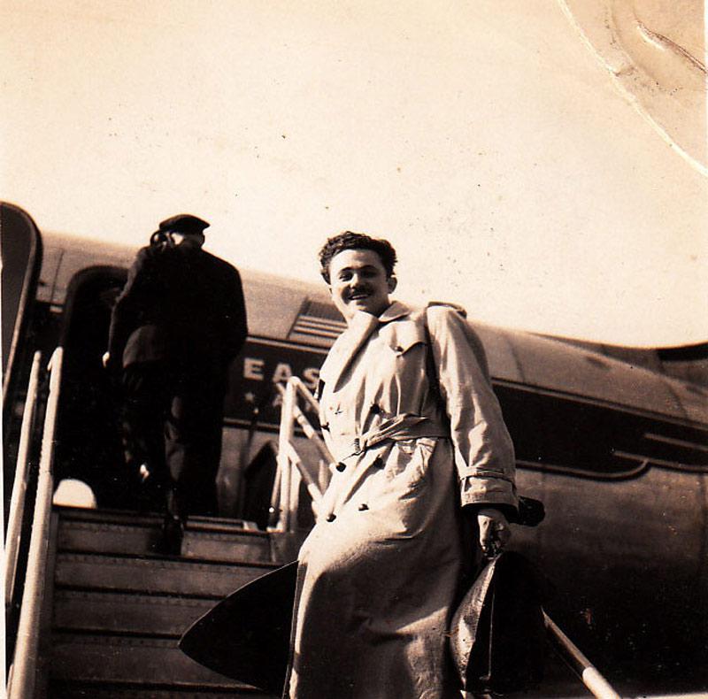 Peter llega a Nueva York en camino a Guatemala, 1946
