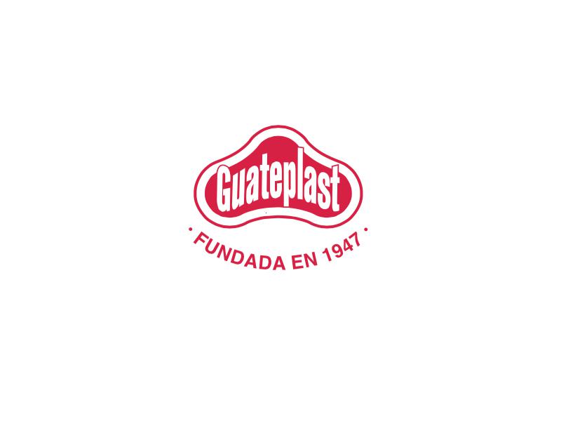Logo de la Fábrica “Guateplast”, una empresa orgullosamente guatemalteca, fundada poco después de terminada la Segunda Guerra Mundial