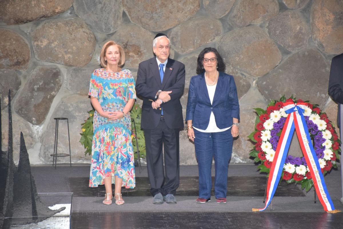 El día martes 26 de Junio de 2019 tuvo lugar la visita del Presidente de Chile Sebastián Piñera al Museo del Holocausto de Yad Vashem...