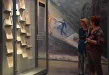 صالات العرض في متحف محرقة التاريخ: المقاومة والإنقاذ