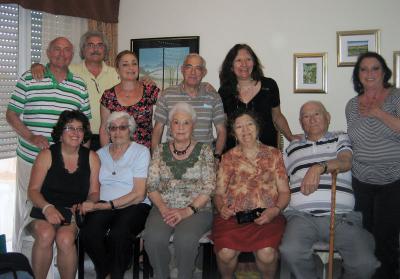 Reunion of American and Argentine-Israeli Krupiks, Israel, 2012