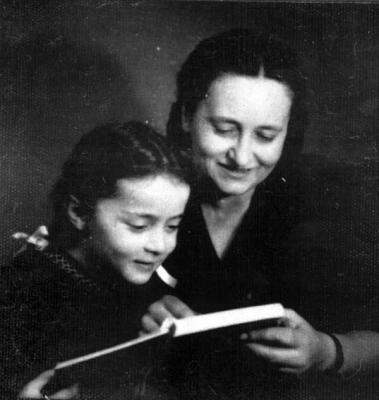 Milena Herbenova with Eva Novotna