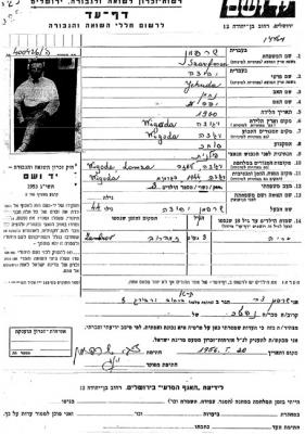 Page of Testimony in memory of Yehuda Sharfman and his baby son Arieh