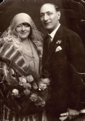 La boda de Fritz y Charlotte Fuerst, Viena, Austria, 14 de noviembre de 1929
