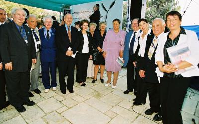 Autour de Simone Veil, la délégation française au Jubilée de Yad Vashem