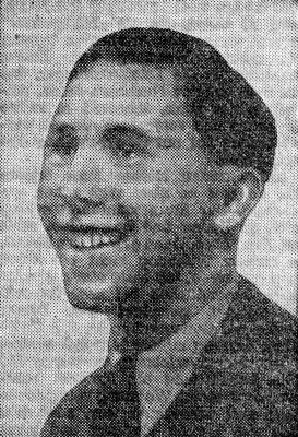 A photo of Hermann Rautenberg in a newspaper article about anti-Nazi activists published in a German paper after the war. &quot;Schoneberger Nachrichten&quot;, 1952.
