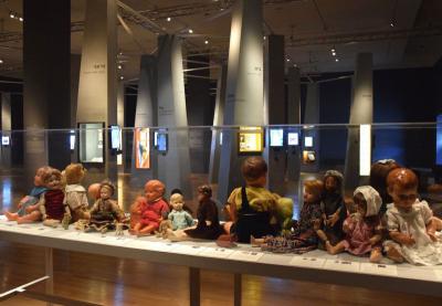 Dolls owned by children during the Holocaust form a central part of the exhibition