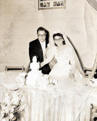 Wedding photo of Mina or Nina Switzer or Schwitzer