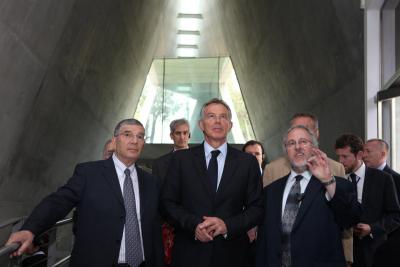 Tony Blair at Yad Vashem