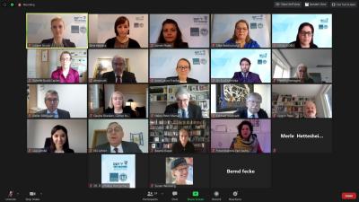 Virtual signing event of the cooperation agreement between Yad Vashem and the University of Cologne