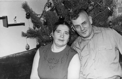 Мария Григорьевна Букина с мужем