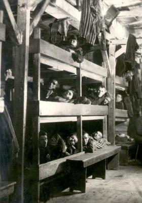 ניצולים מבוכנוואלד לאחר השחרור