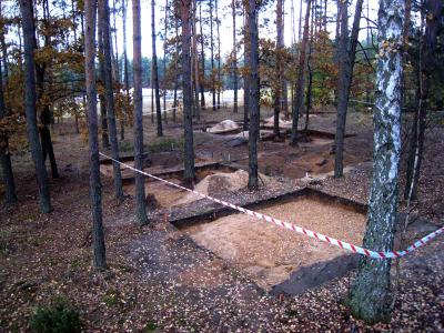 Locatie opgravingen 2009