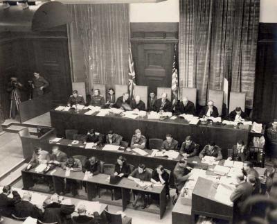 Los jueces en los juicios de Nuremberg