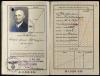 דף מתוך דרכונו של אוטמר הולצינגר (Holzinger) מרגנסבורג, דרכון שהיה בתוקף בתקופת השלטון הנאצי.