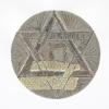  Reverse side of the medallion belonging to Tamara Dornfest, engraved with a Star of David. Tamara was born in the Netherlands on 4 February 1942 and murdered in Auschwitz-Birkenau in 1944.