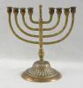 The Hanukkah Menorah that Willy Tal received as a gift for his Bar Mitzvah in Amsterdam in 1935
