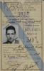 Faux papiers d'identité au nom de Victor Michault, étudiant né en Tunisie en 1918 et résidant à Susville.
