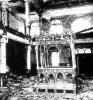 Interior of the synagogue on Essenwein St., Nuremberg after the Kristallnacht pogrom in 1938