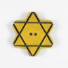 אות קלון וזיהוי (כפתור בצורת מגן דוד צהוב) שיהודי בולגריה חויבו להצמיד לבגדם בפקודת השלטונות.