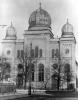 Una sinagoga en Liepāja, antes de la Segunda Guerra Mundial