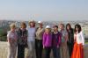 The women of the seminar posing at Tayelet overlooking Jerusalem