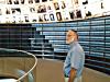 Volunteer for the Names Recovery Project in the greater Chicago area, Israel Krakowski, during a visit to Yad Vashem. (September 2014)