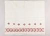 Tablecloth embroidered by Rozalia Shevchuk while sitting above the hideout of Dzyunya Vandner 