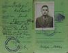 Tarjeta de identificación a nombre de Miklosch Balogh, la identidad falsa de Miksa-Misu Güns, emitida en Kovačica el 13 de julio de 1941