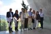 Renee Shabot junto al Sr. Moisés Romano y Sra. y un grupo de periodistas, entre ellos Federico Arreola de México, durante su visita a Yad Vashem.