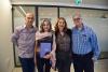 Sidney Wainberg y su esposa Ilana y el Dr. Bernardo Vainrub y su esposa Tony de Venezuela- Miami durante su visita a Yad Vashem. 