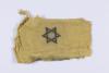 Jewish badge (Armband) that belonged to Willy Weiss from Niš, Serbia.