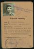 Identity card of Bronka (Breindel) Gittler in the Feldafing DP camp, Germany, 1945